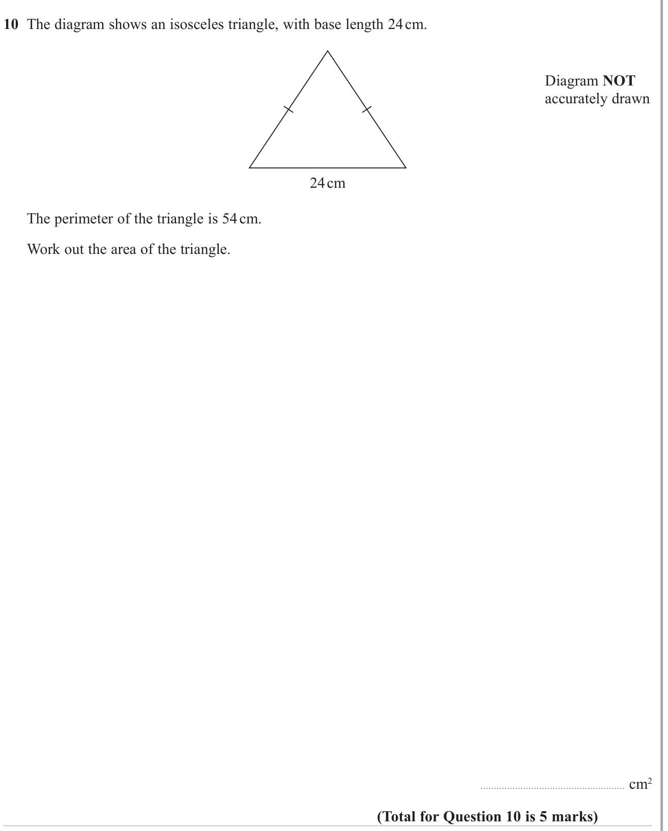 Sine and Cosine rule (non-right angled triangles) question 4