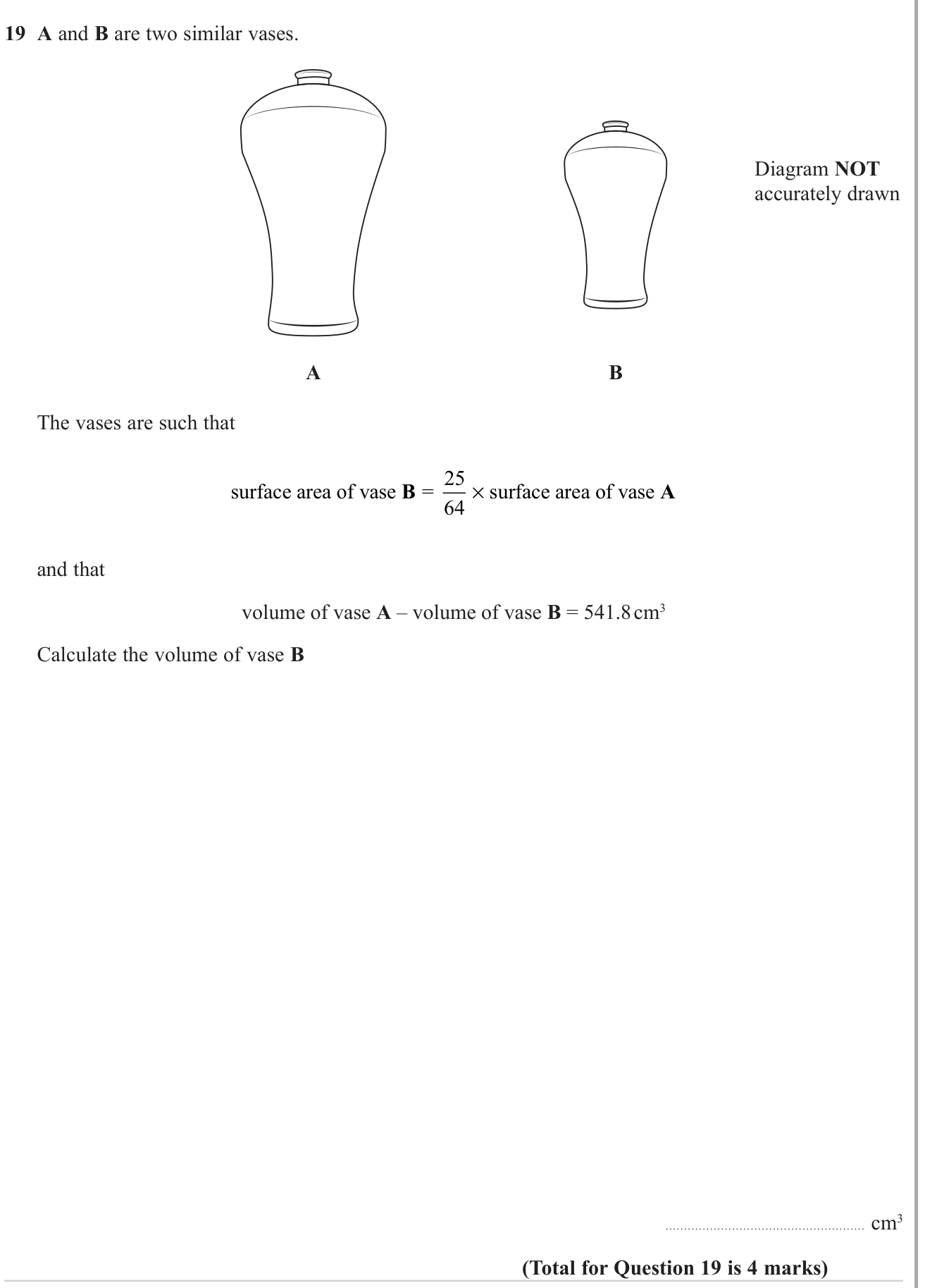Similar figures question 3