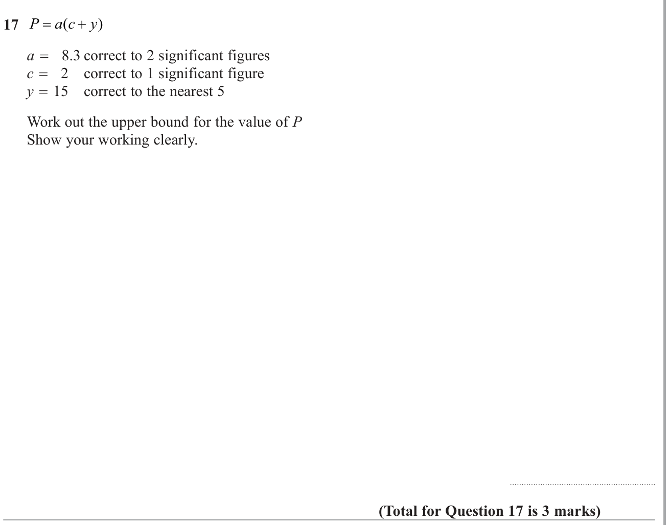 Rearranging formulae and substitution question 15