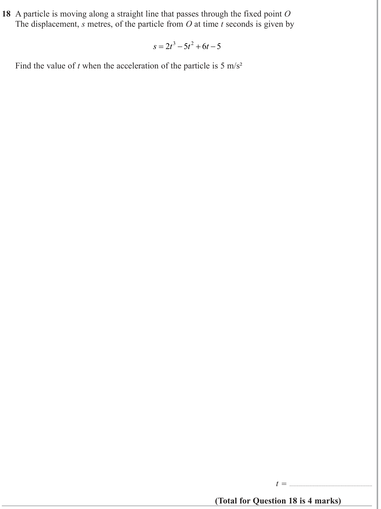 The four rules question 4