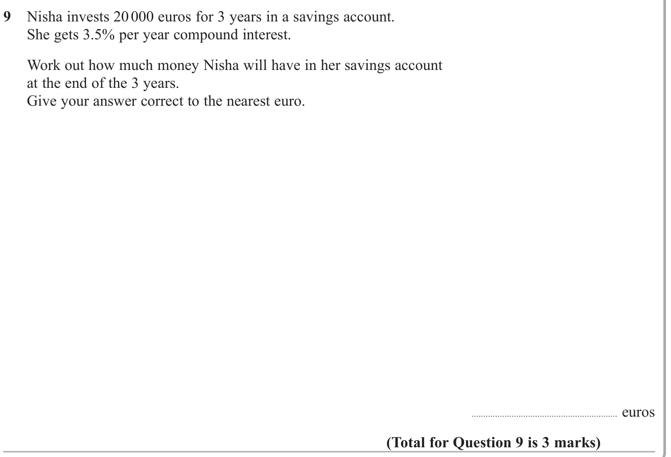 Simple and compound interest question 4