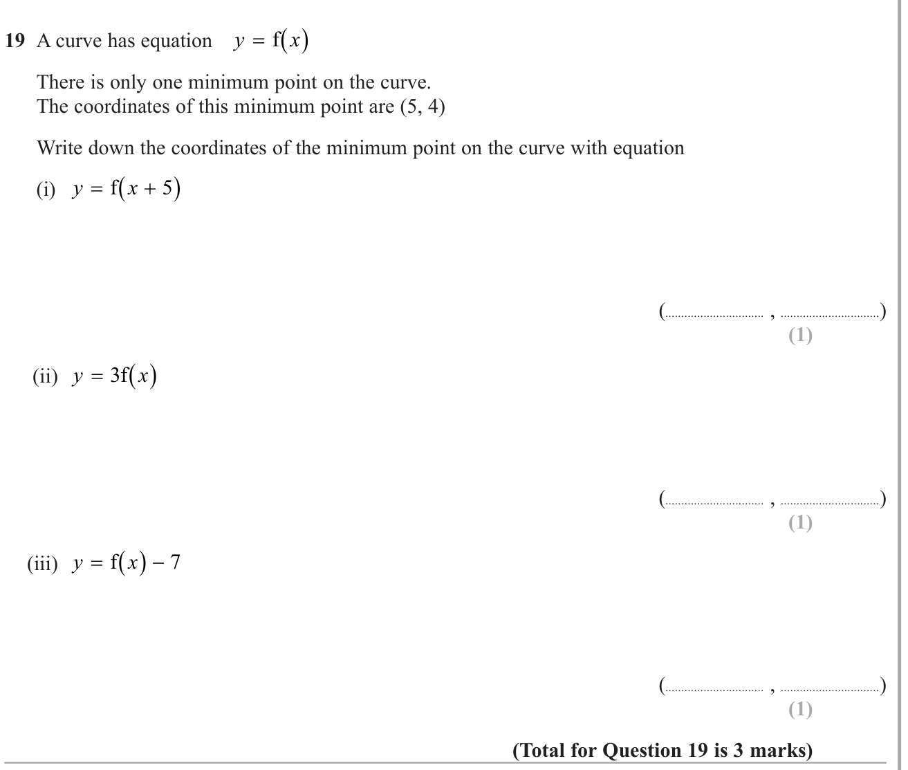 Functions (composite and inverse) question 10
