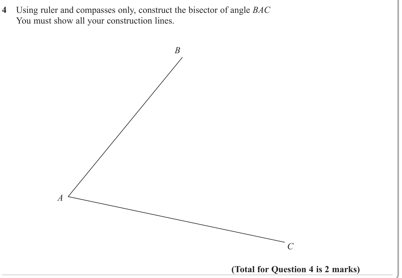 Construction & measurement question 3
