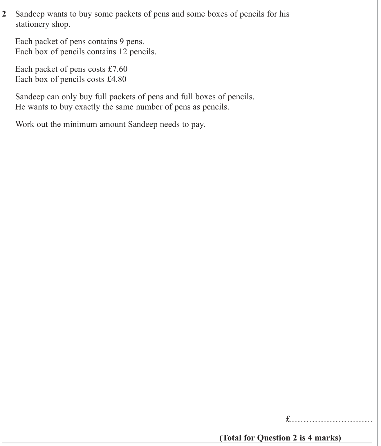 Basic algebra question 3