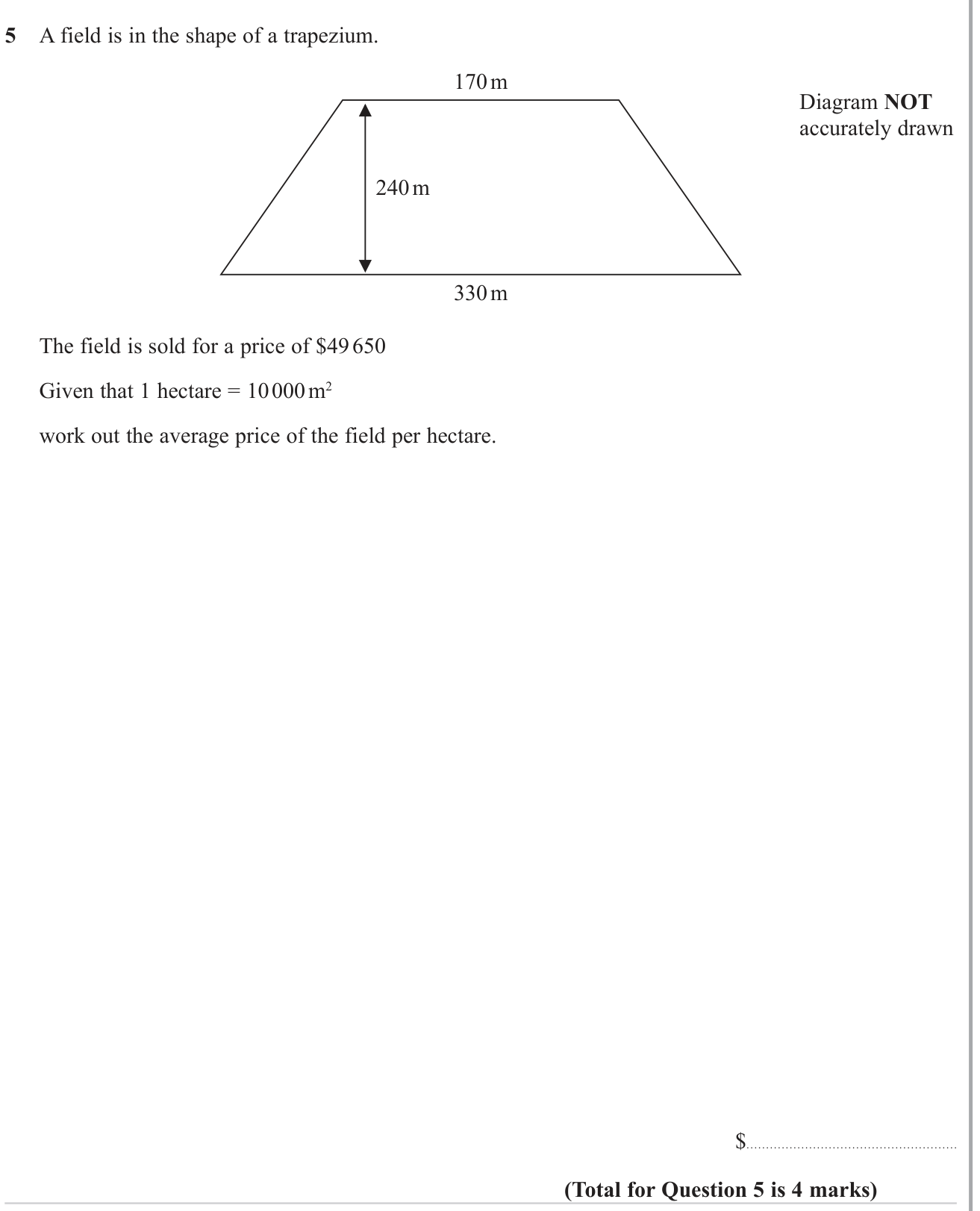 The four rules question 5