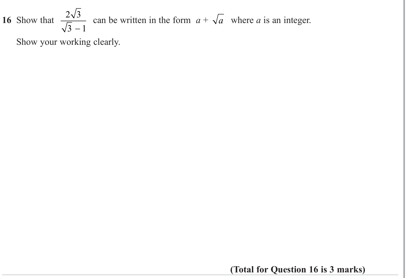 The four rules question 6