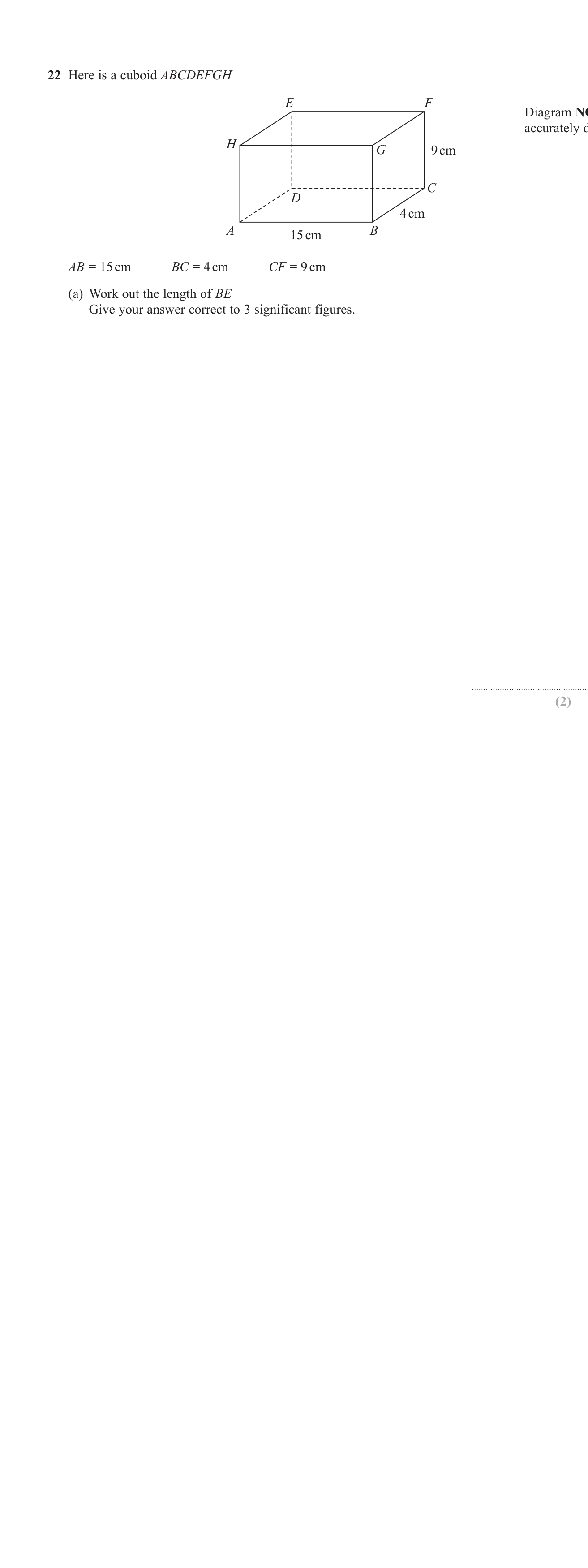 Trigonometry in 3D question 5